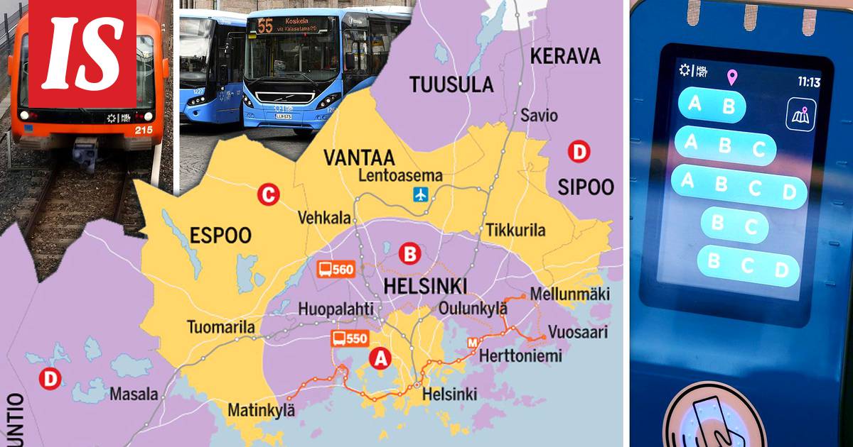Miksi Helsingin ytimen asukkaat joutuvat maksamaan lisää  joukkoliikenteestä? 7 kysymystä HSL:n jättiuudistuksesta - Kotimaa -  Ilta-Sanomat