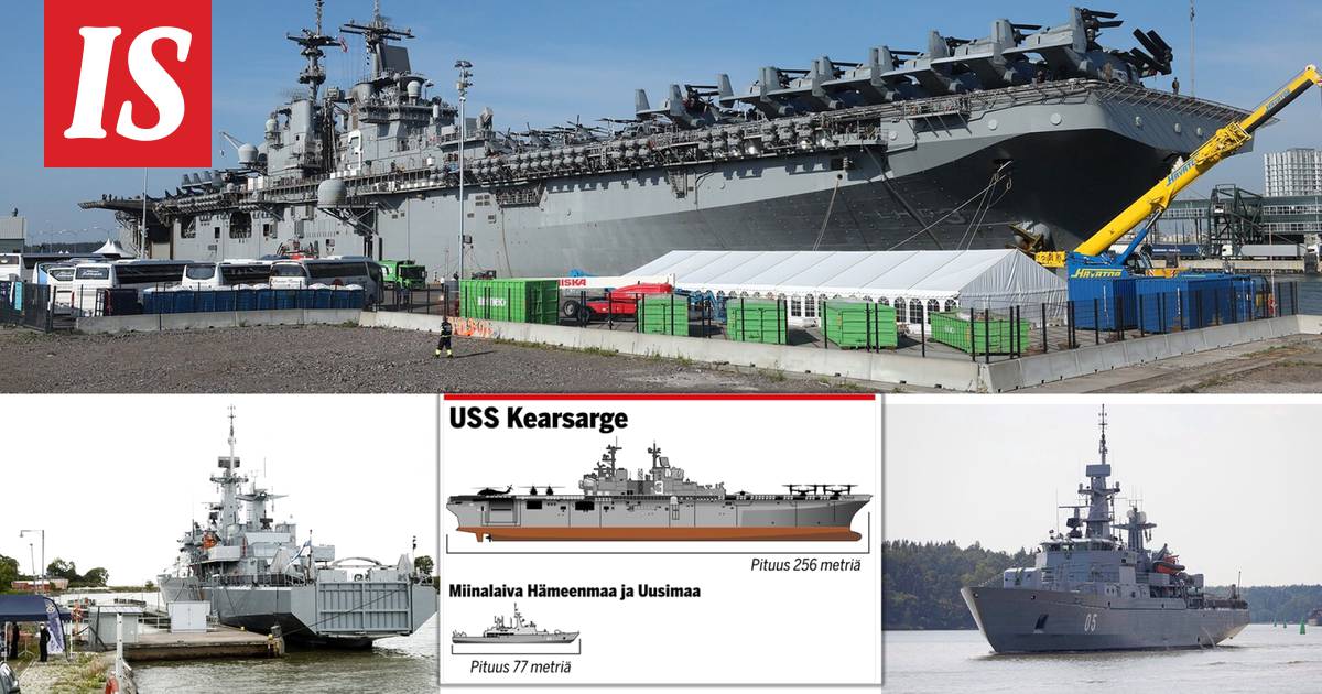 Näin miinalaivat Hämeenmaa ja Uusimaa vertautuvat USS Kearsargeen - Kotimaa  - Ilta-Sanomat