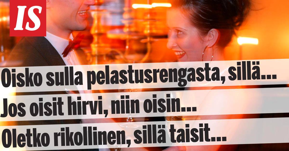 Äitisi lienee simpukka, kun olet tuollainen helmi” – testaa, mitkä  iskurepliikit uppoavat sinuun - Viihde - Ilta-Sanomat