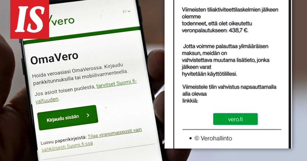 Verohallinto varoittaa OmaVero-huijauksista - Digitoday - Ilta-Sanomat
