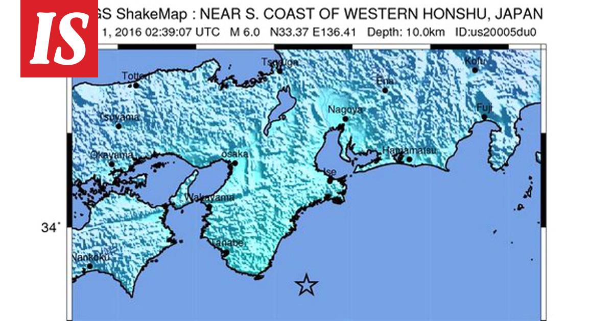 Voimakas maanjäristys vavisutti Japanin eteläosia - Ulkomaat - Ilta-Sanomat
