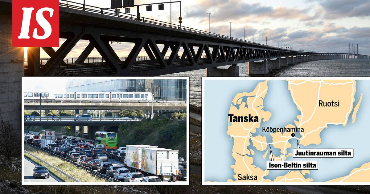 Tanskassa iso poliisioperaatio: Juutinrauman silta suljettiin, juna- ja  lauttaliikennettä rajoitettu – poliisi etsii mustaa Volvoa - Ulkomaat -  Ilta-Sanomat