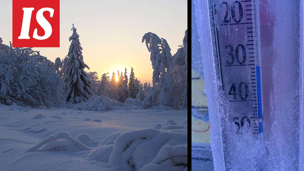 Siperiasta puskee kylmää Suomeen: ensi viikolla rikotaan pakkasennätys?  Lapissa jopa -40 astetta - Kotimaa - Ilta-Sanomat