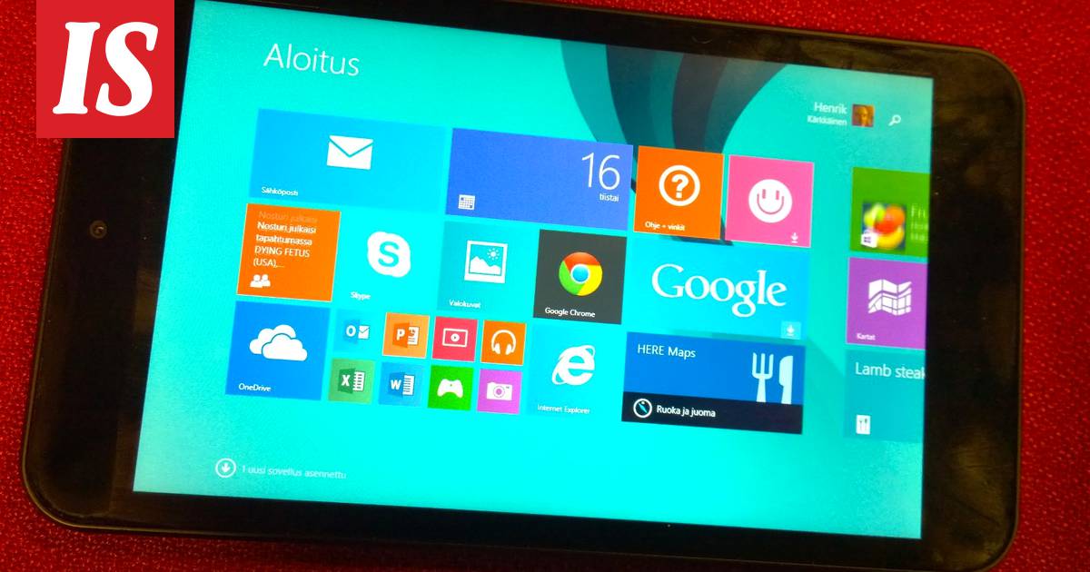 Satasen Windows-tablettia ostamassa? Huomioi nämä kaksi asiaa! - Digitoday  - Ilta-Sanomat