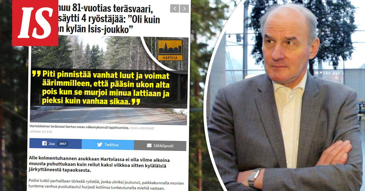 Rikosoikeuden professori arvioi 81-vuotiaan ampujan tapausta – ”Kenenkään  ei tarvitse antaa itseään tappaa” - Kotimaa - Ilta-Sanomat