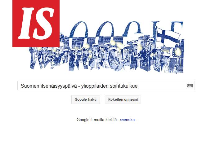 Google muistaa taas Suomen itsenäisyyttä - Digitoday - Ilta-Sanomat