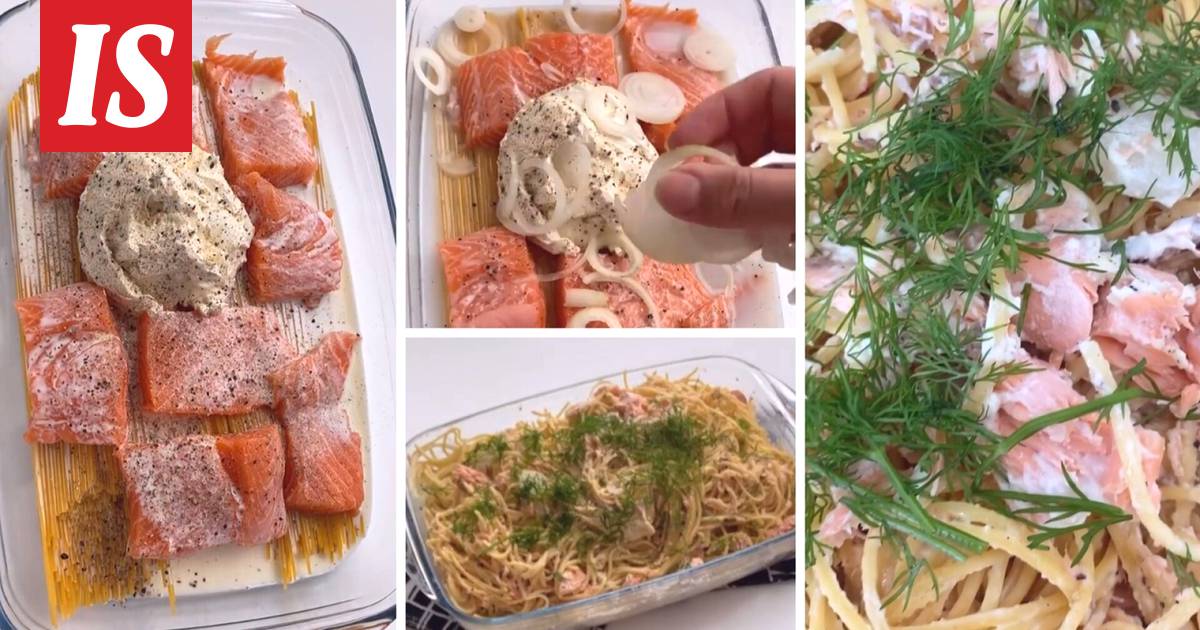 Helppo ja nopea lohipasta uunissa – katso video - Ajankohtaista -  Ilta-Sanomat