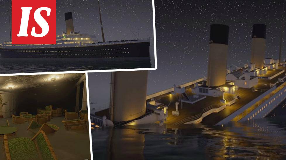 Titanicin uppoaminen hetki hetkeltä – katso hyytävä animaatiovideo -  Ulkomaat - Ilta-Sanomat