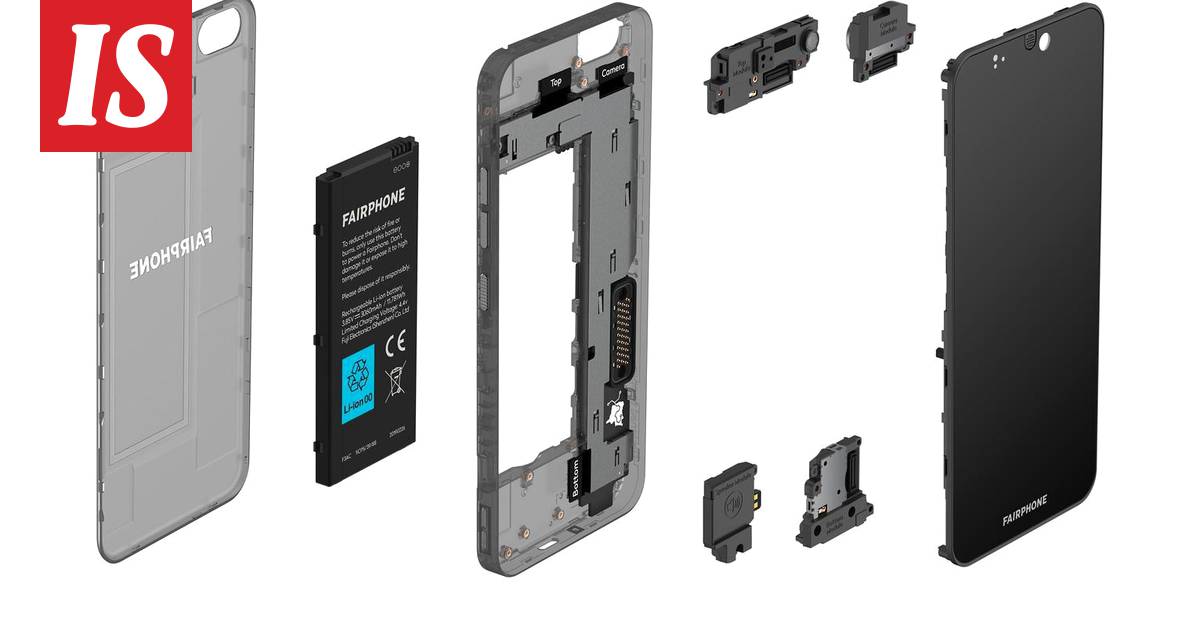 10/10 – Fairphone 3 -puhelimen purkaminen ja korjaaminen on helppoa, sanoo  iFixit - Mobiili - Ilta-Sanomat