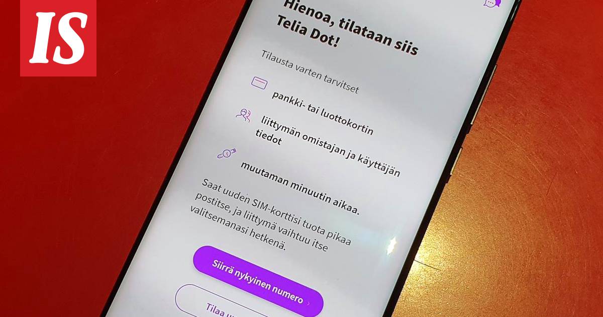 Telia Dot -liittymästä löytyi haavoittuvuus – simswap oli mahdollista  henkilötunnuksella - Tietoturva - Ilta-Sanomat