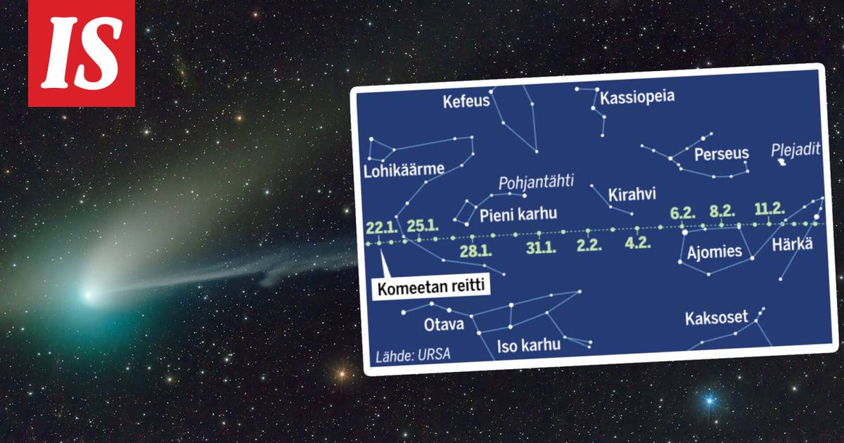 Näin löydät ”vihreän kuulan” – Ursan vinkit komeettajahtiin - Kotimaa -  Ilta-Sanomat