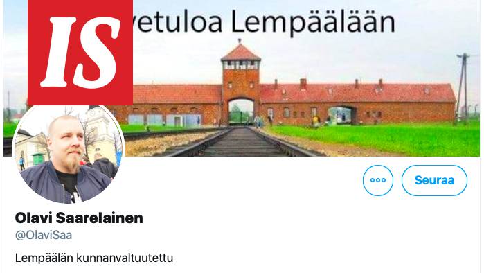 Kunnanvaltuutettu Mainostaa Kotikuntaansa Twitterissa Auschwitz Kuvalla Tervetuloa Lempaalaan Tampereen Seutu Ilta Sanomat
