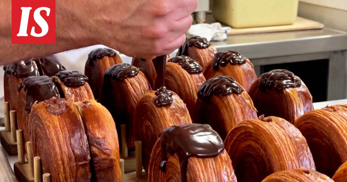 Supreme on kiekon muotoon leivottu croissantti, joka on uusi ruokahitti  Yhdysvalloissa - Ruokala - Ilta-Sanomat