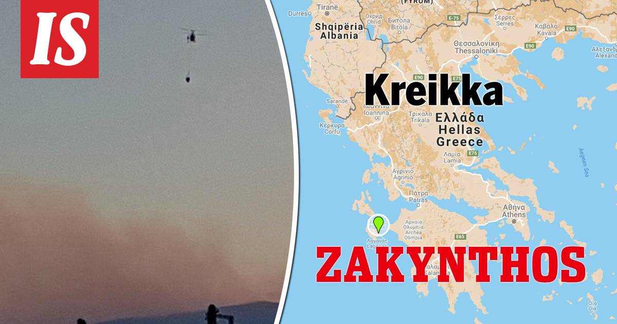 Kreikan suositulla lomasaarella epäillään tuhopolttojen sarjaa – lomalainen  Markku: ”Savu nousee edelleen vuorilta” - Ulkomaat - Ilta-Sanomat