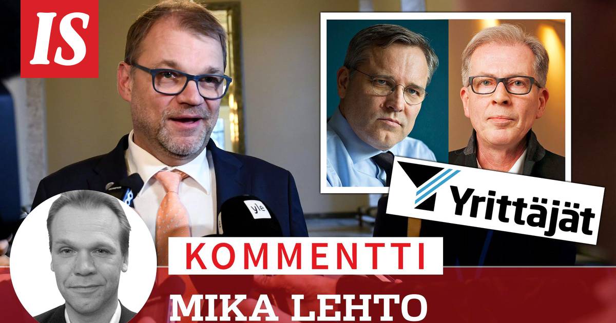Kommentti: Suomen Yrittäjillä kova uho päällä – ratkaisuja repivään riitaan  ei edes yritetä etsiä - Politiikka - Ilta-Sanomat