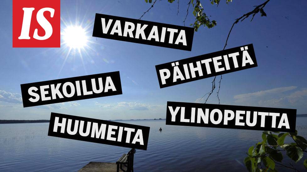 Täysi rähinä päällä Suomen suvessa – huumeita, viinaa, uhkailua, nyrkillä  naamaan... - Kotimaa - Ilta-Sanomat