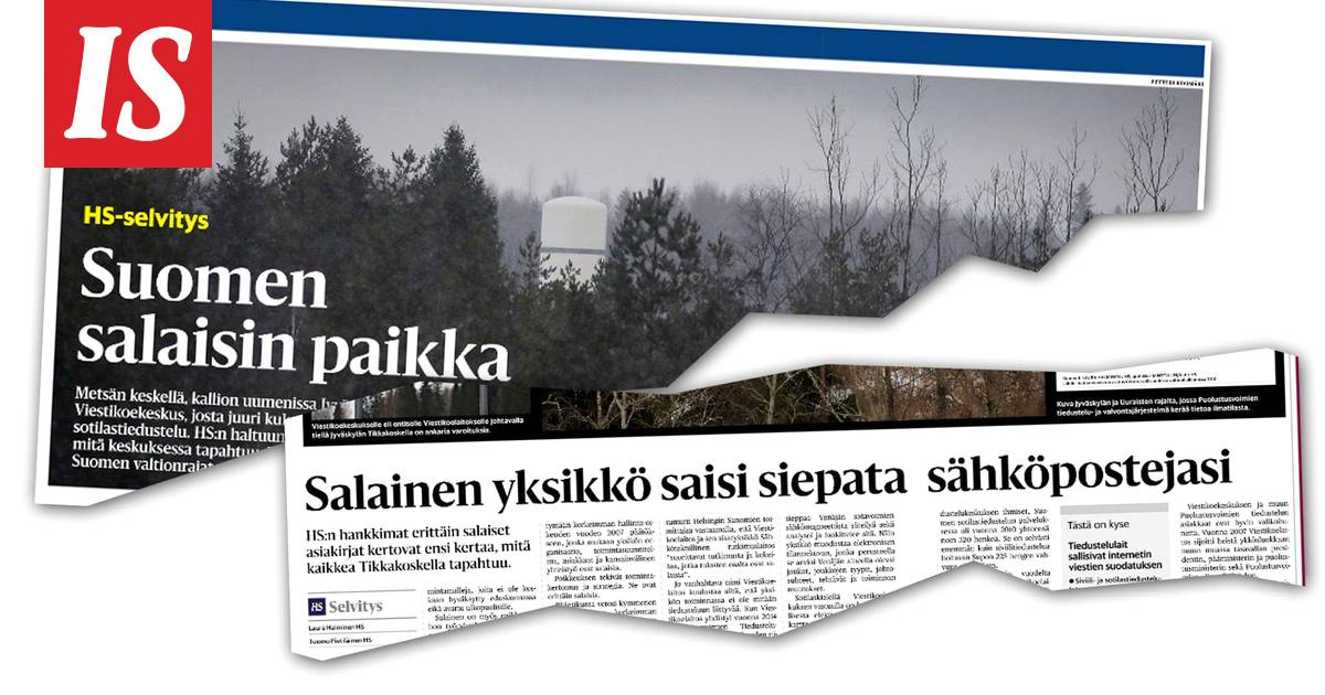HS kertoo, miksi se julkaisi salaisten asiakirjojen sisältöä - Kotimaa -  Ilta-Sanomat