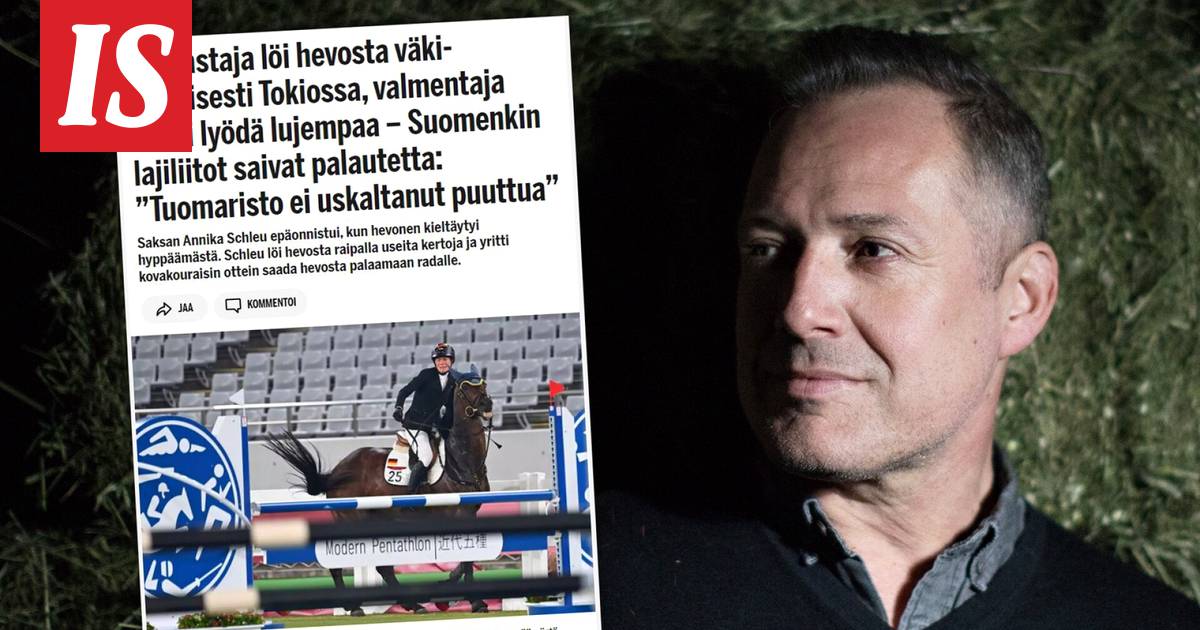 Marko Björs kauhistui Tokion olympialaisten brutaalia ratsastusta, jossa  ottelijan raippa lauloi: ”Kuin hevosen selässä olisi ollut peto” -  Olympialaiset - Ilta-Sanomat