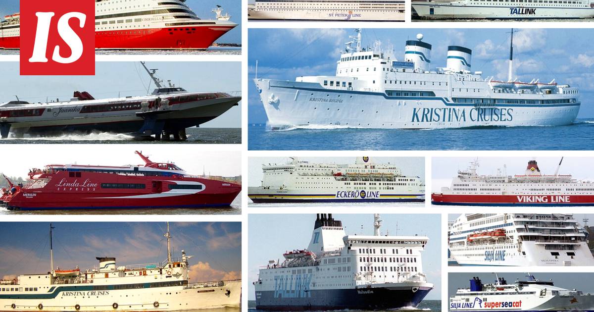 Tallinnan-laivat: 15 Helsinki–Tallinna-reitillä nähdyn laivan kohtalot -  Kotimaa - Ilta-Sanomat