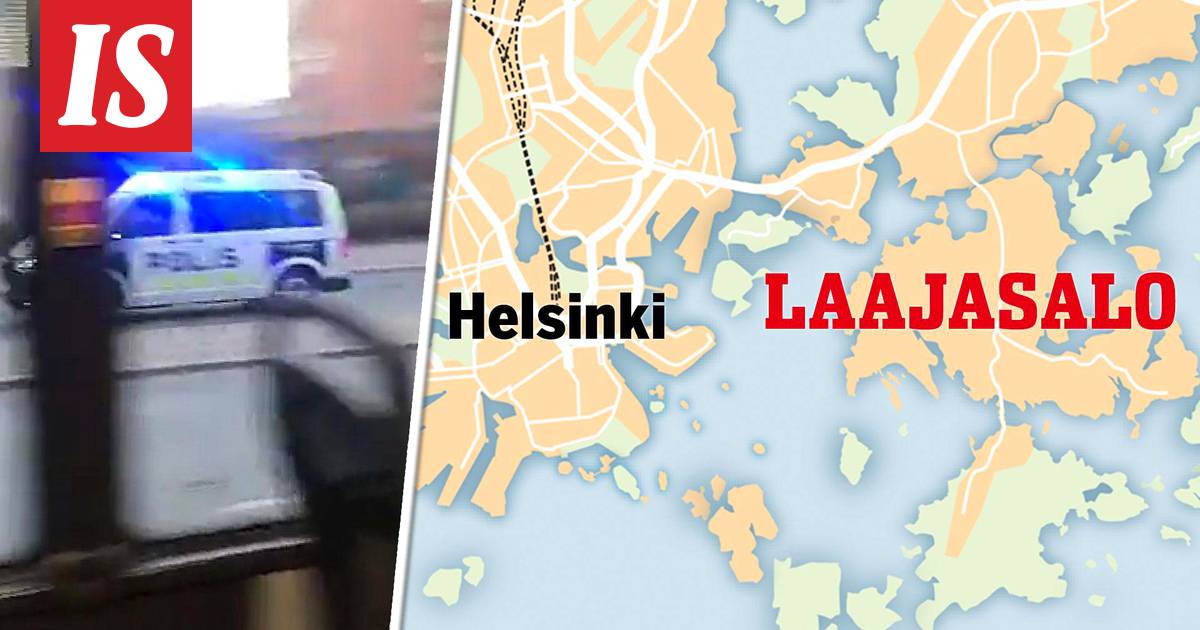 Poliisi sai ilmoituksen laukausten äänistä Helsingin Laajasalossa – useat  partiot paikalle - Kotimaa - Ilta-Sanomat