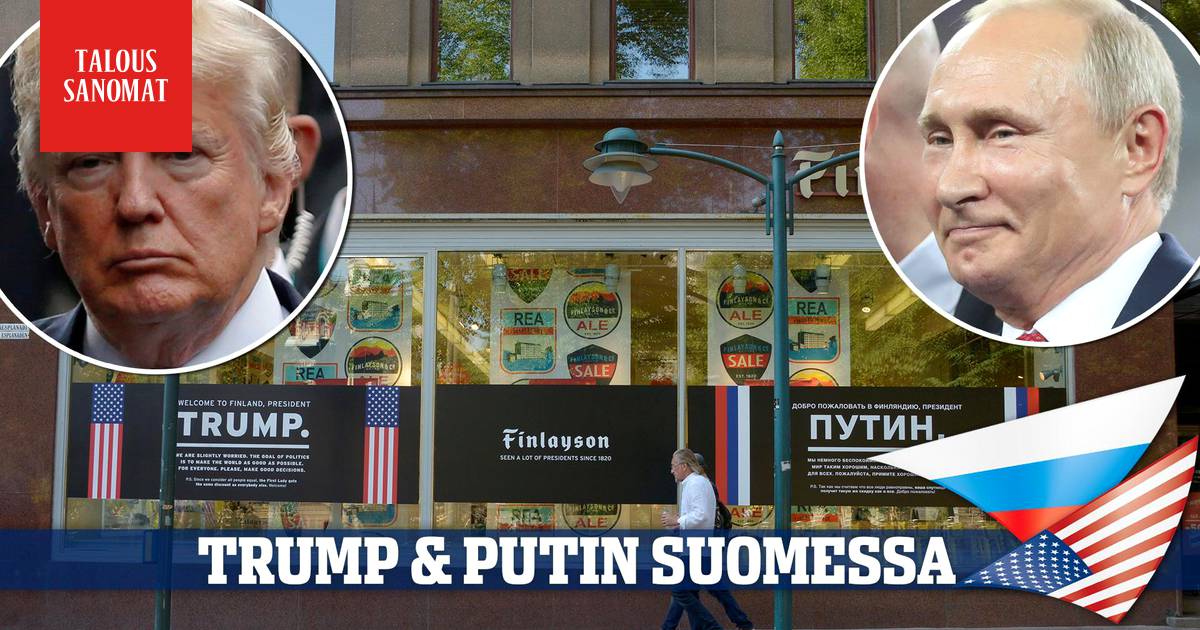 Kuvat: Finlaysonilta erikoinen kannanotto Trumpin ja Putinin  huipputapaamiseen - Taloussanomat - Ilta-Sanomat
