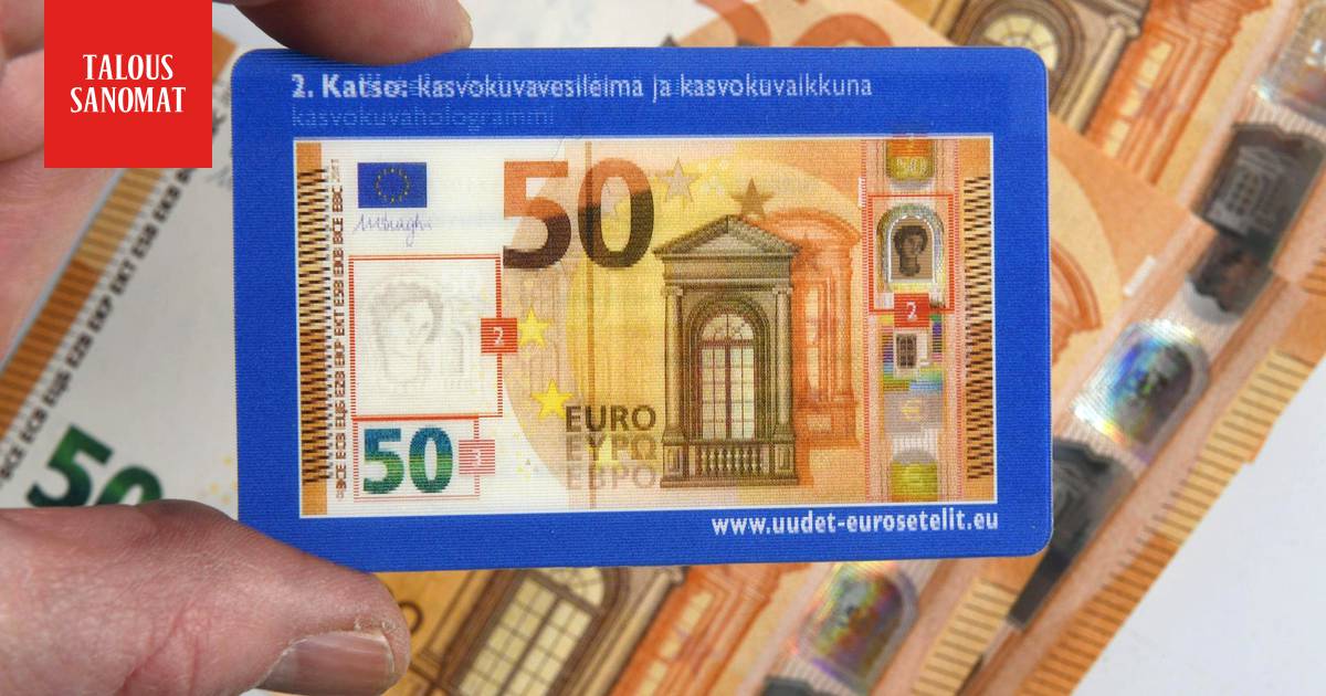 50 euron seteli menee uusiksi - Taloussanomat - Ilta-Sanomat